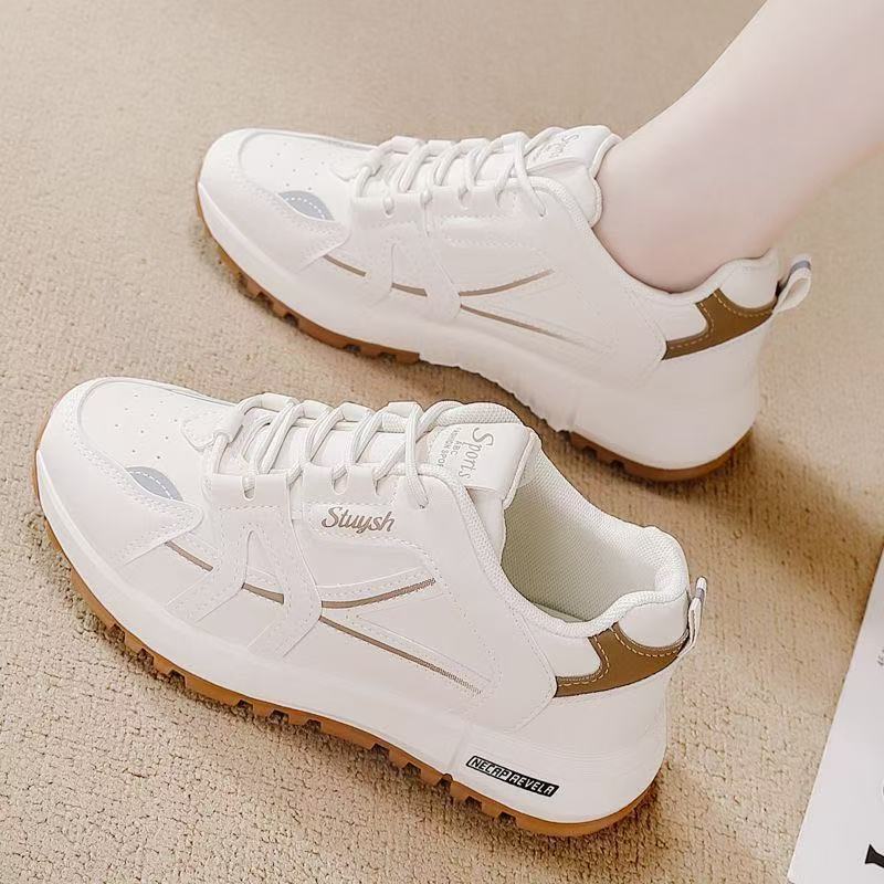 Outdoor Sports Shoes - Sepatu Olahraga Kasual Putih Modis Wanita,