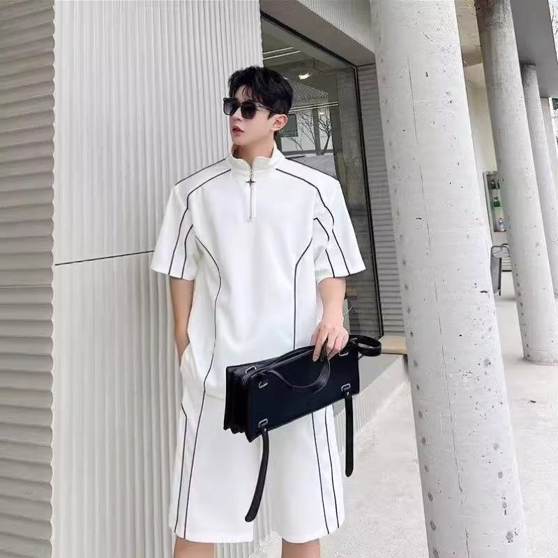 Outdoor Sportswear - Setelan Olahraga Pria Terinspirasi Korea, Kaos