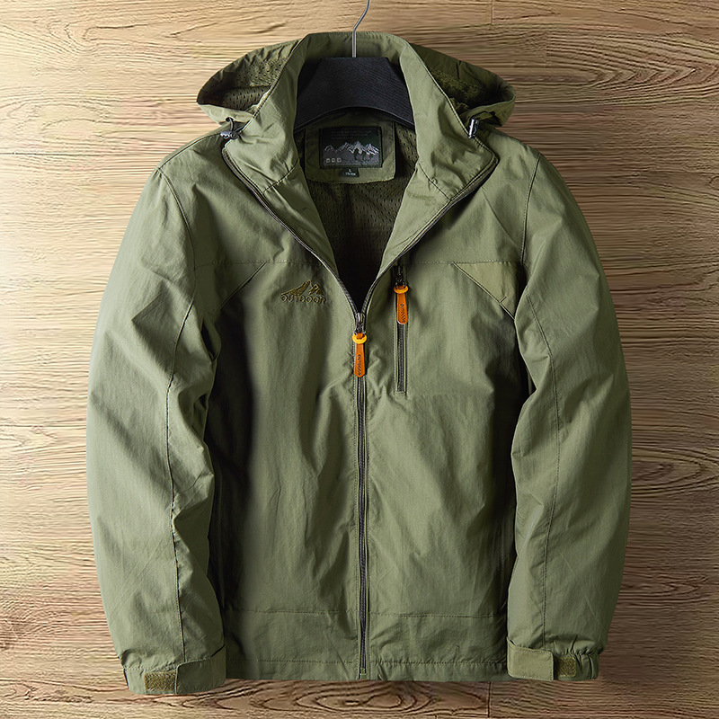 Outdoor Sport Waterproof Jacket - Jaket Tahan Hujan Pria Musim Semi