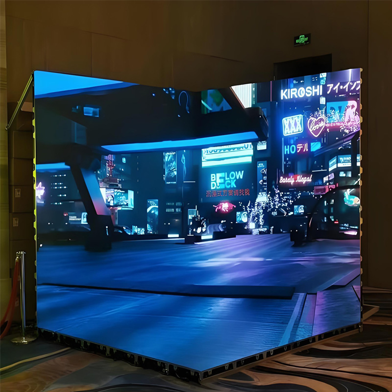 Outdoor Sport Background - Layar LED Iklan Luar Ruangan 3D