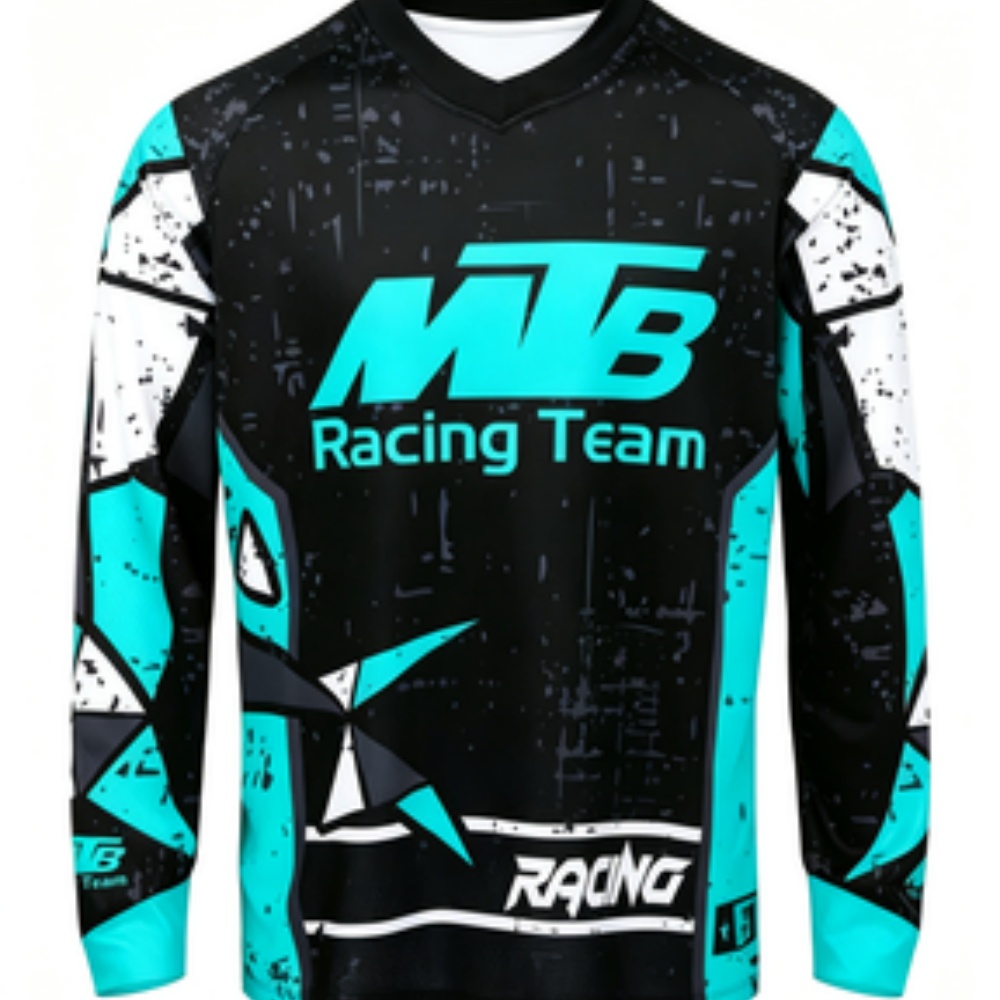 Outdoor Sportswear - Kaos Olahraga Lengan Panjang Bahan Bernapas