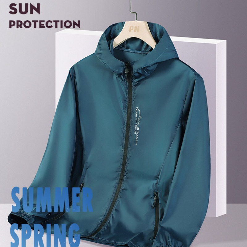 Outdoor Sport Jacket - UPF50+ Jaket Tipis Pelindung Matahari Cepat