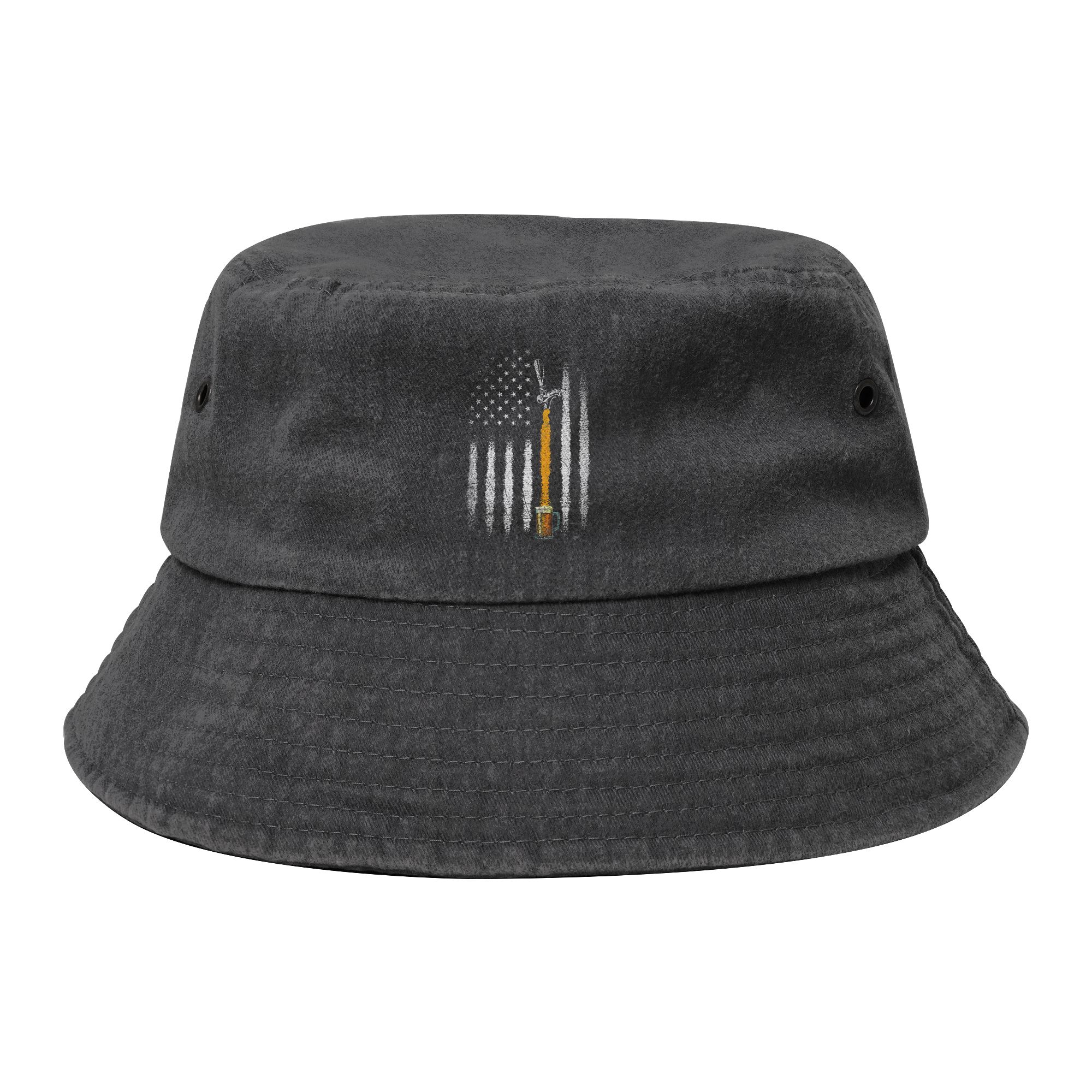 Outdoor Sport Usa - Topi Bucket Bendera USA Pria Wanita