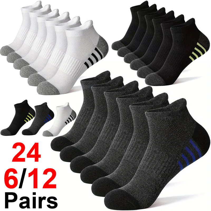 Outdoor Sport Hose - 12/24 Pasang Kaus Kaki Olahraga Pria