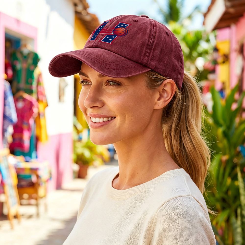 1 buah Topi Bisbol Retro Motif - Outdoor Sport Usa ulasan dan harga
