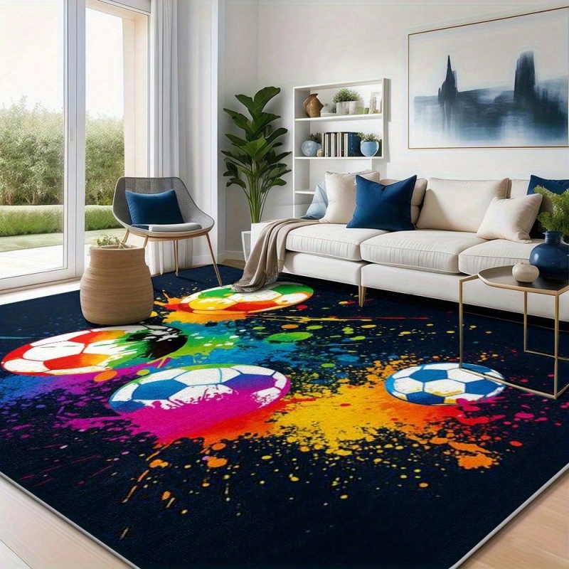 Karpet Area Sepak Bola Motif G - Outdoor Sport Background ulasan dan harga