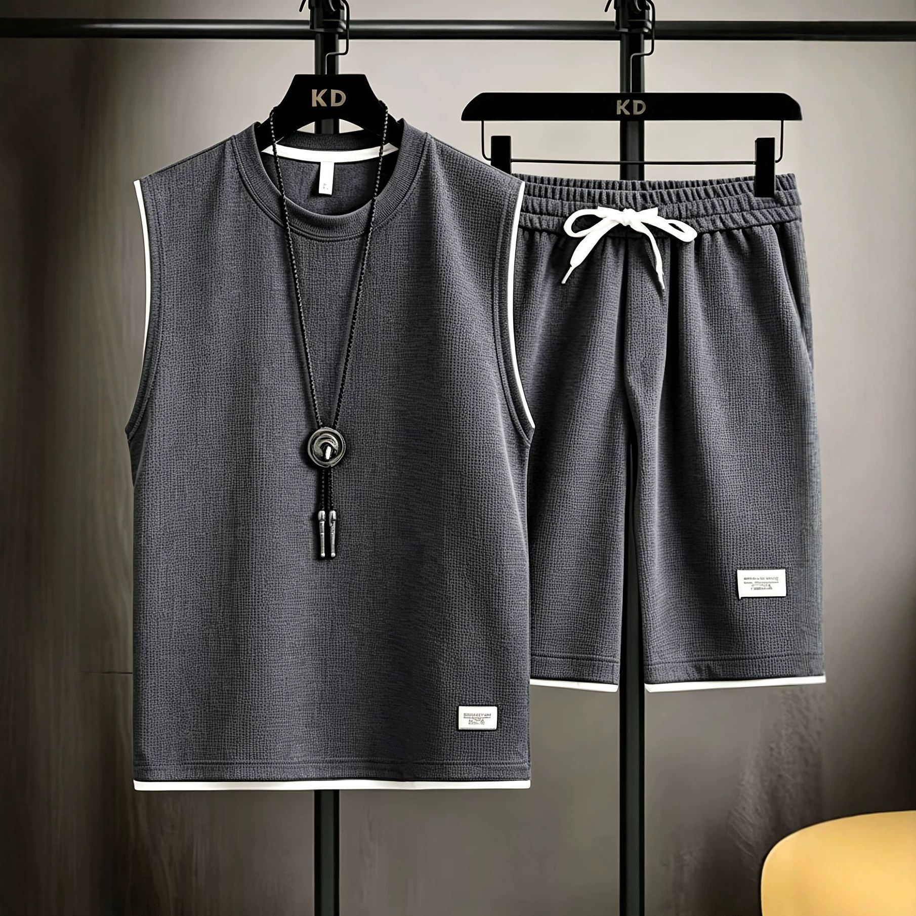 Setelan rompi pria musim panas - Outdoor Sportswear ulasan dan harga