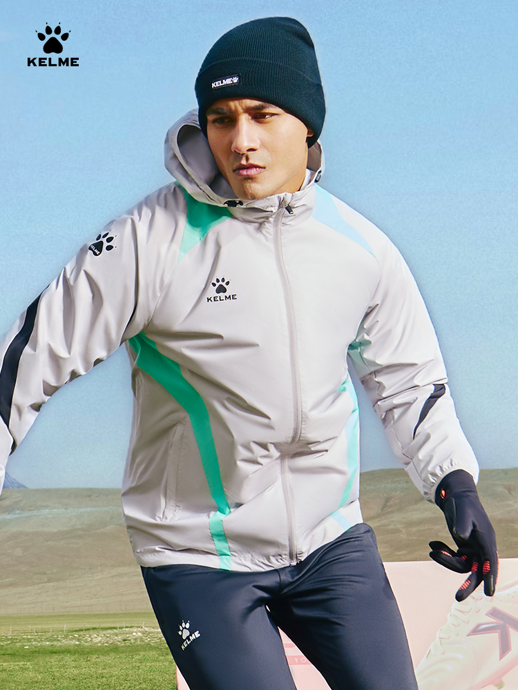 KELME jaket bertudung tahan ai - Outdoor Sport Waterproof Jacket ulasan dan harga
