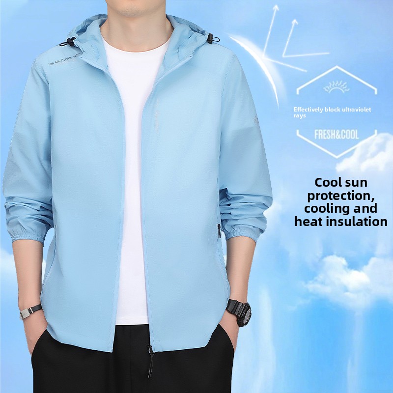 Jaket Pria Musim Panas Anti Ai - Outdoor Sport Waterproof Jacket ulasan dan harga