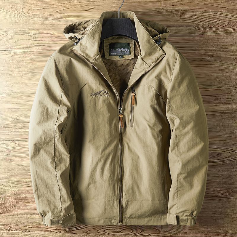 Jaket Tahan Hujan Pria Musim S - Outdoor Sport Waterproof Jacket ulasan dan harga