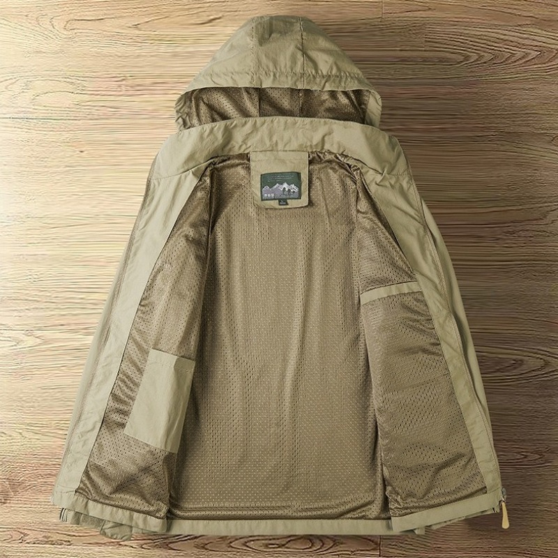 Jaket Tahan Hujan Pria Musim S - Outdoor Sport Waterproof Jacket ulasan dan harga