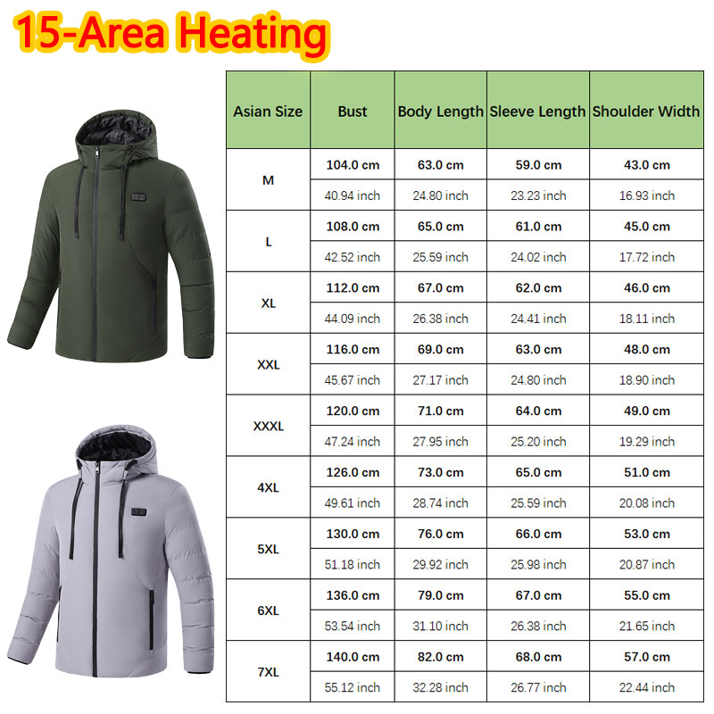Jaket Berpemanas 15 Area denga - Outdoor Sport Jacket ulasan dan harga