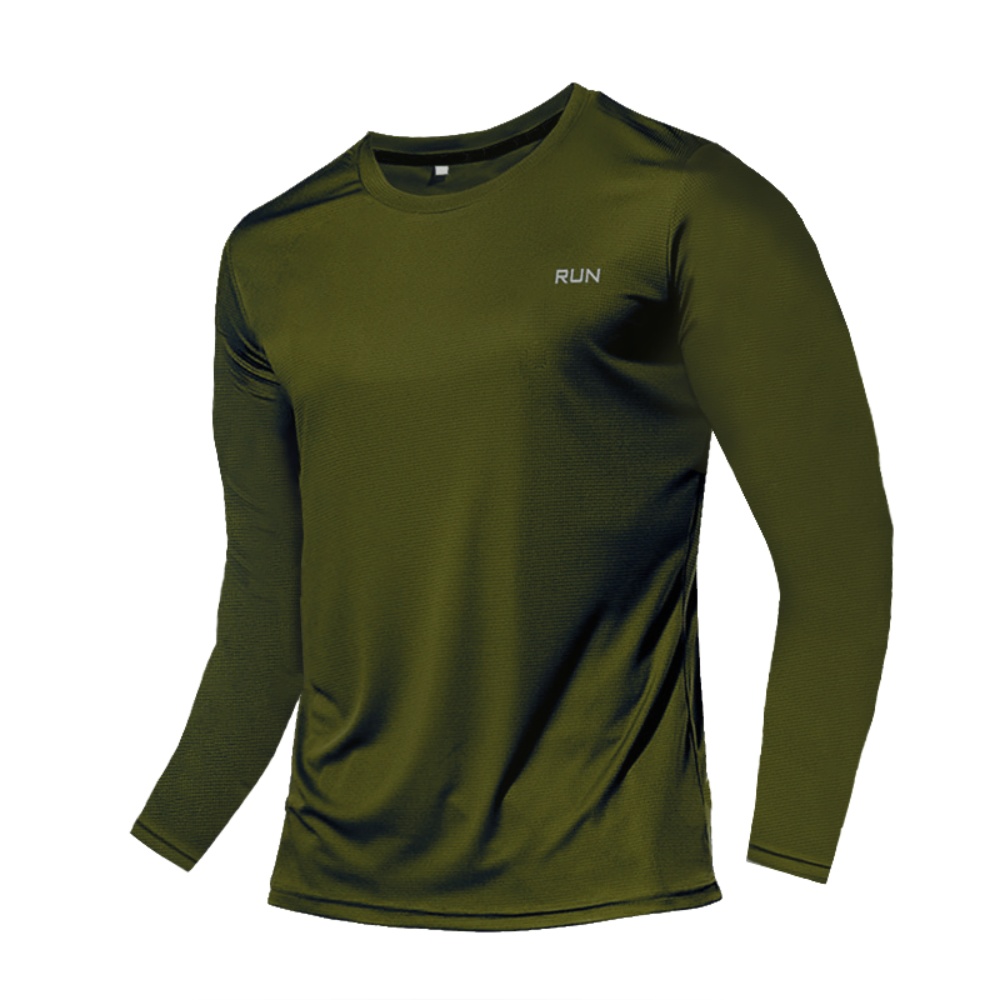 Kaos Olahraga Kasual Lengan Pa - Outdoor Sportswear ulasan dan harga
