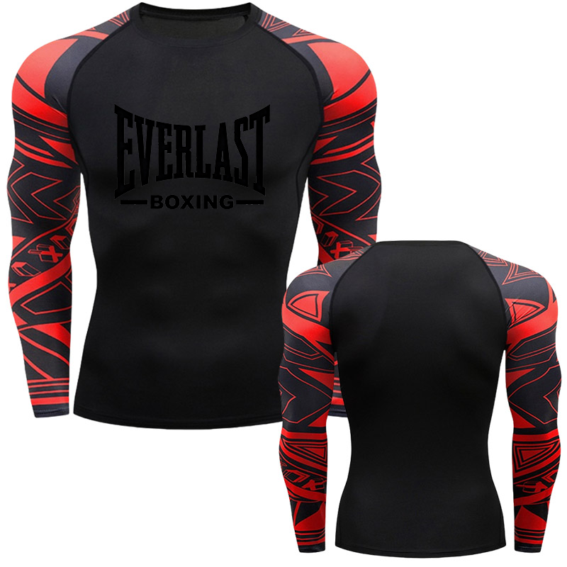 EVERLAST BOXING Kaos Kompresi  - Outdoor Sportswear ulasan dan harga