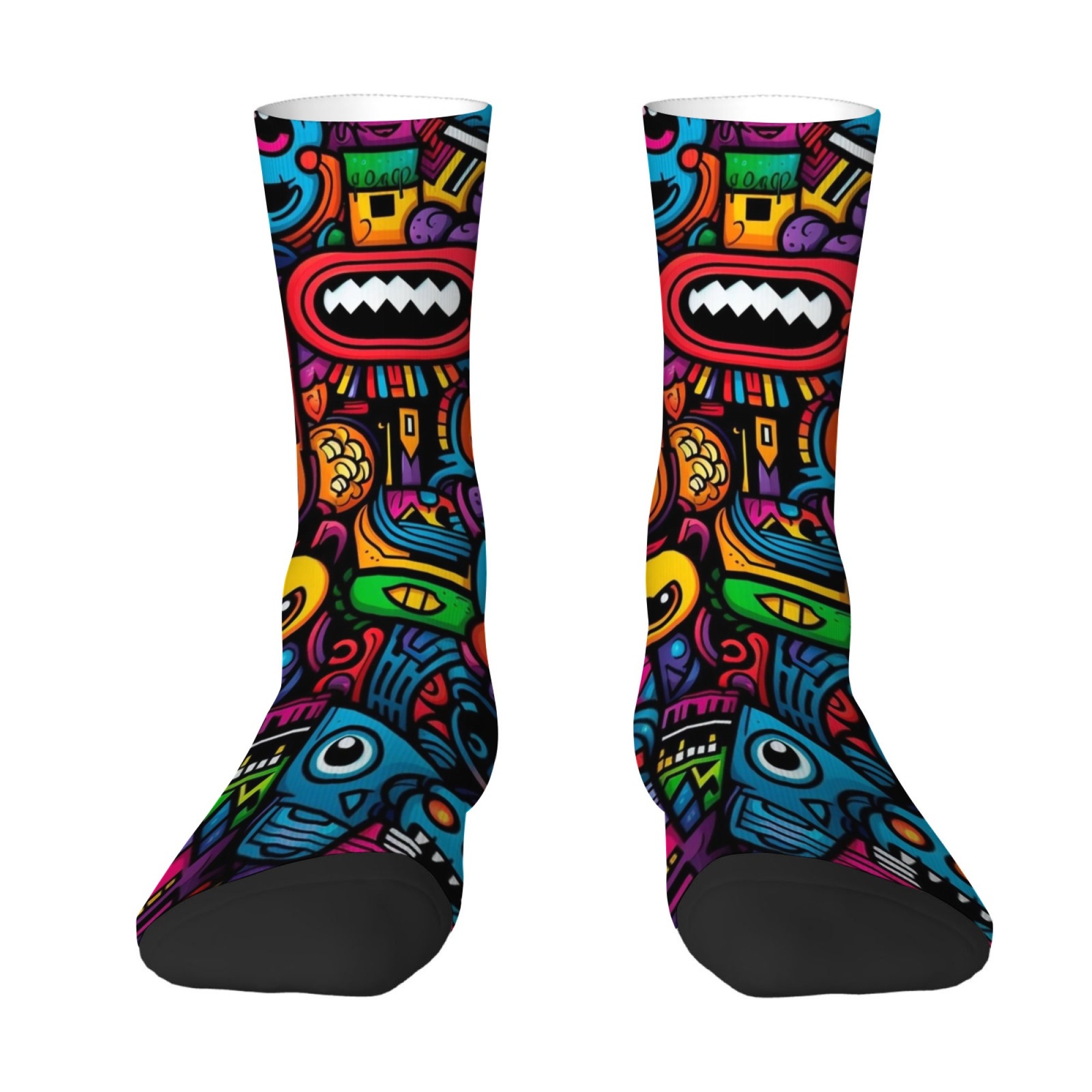 Kaus Kaki Pria Motif Harajuku  - Outdoor Sport Hose ulasan dan harga