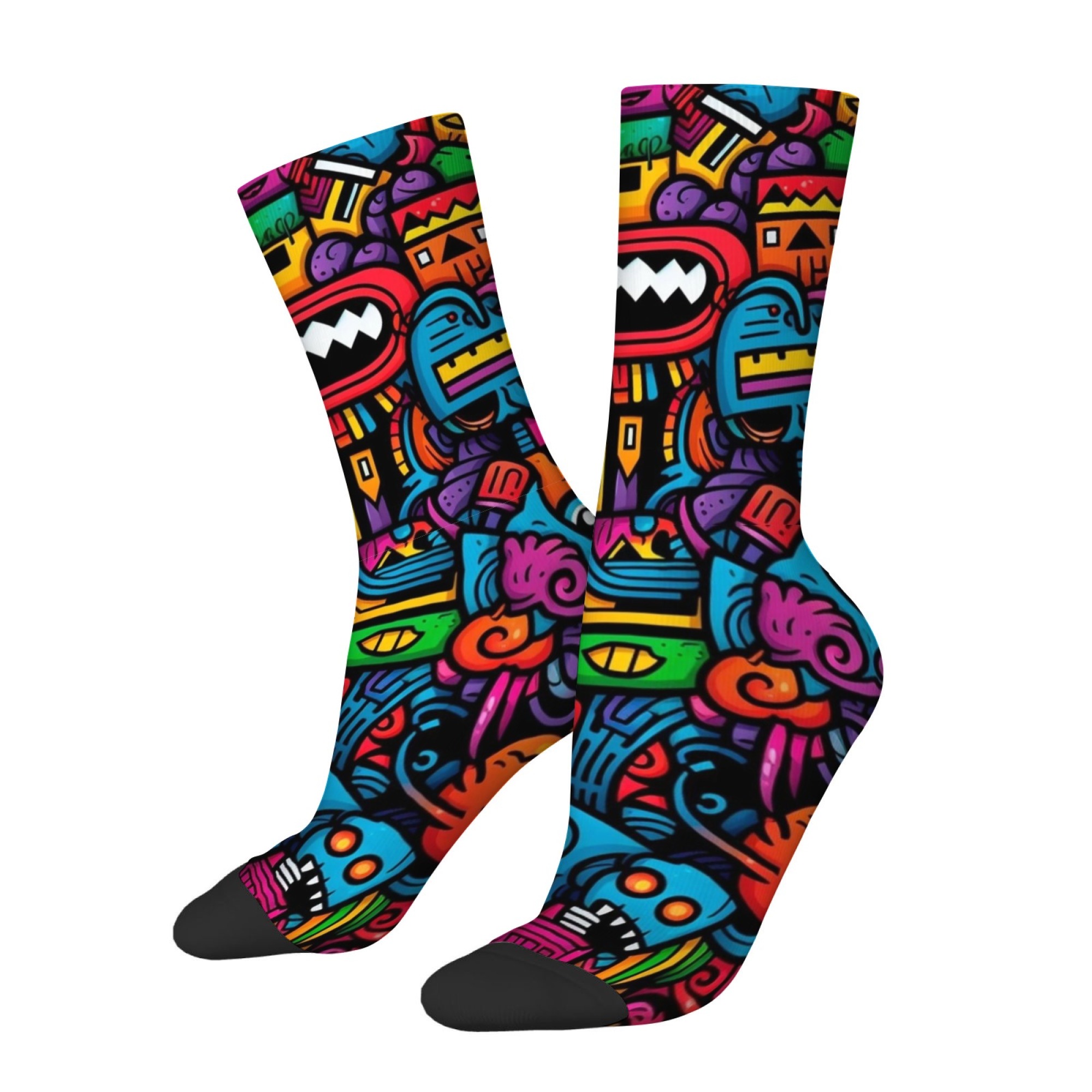 Kaus Kaki Pria Motif Harajuku  - Outdoor Sport Hose ulasan dan harga