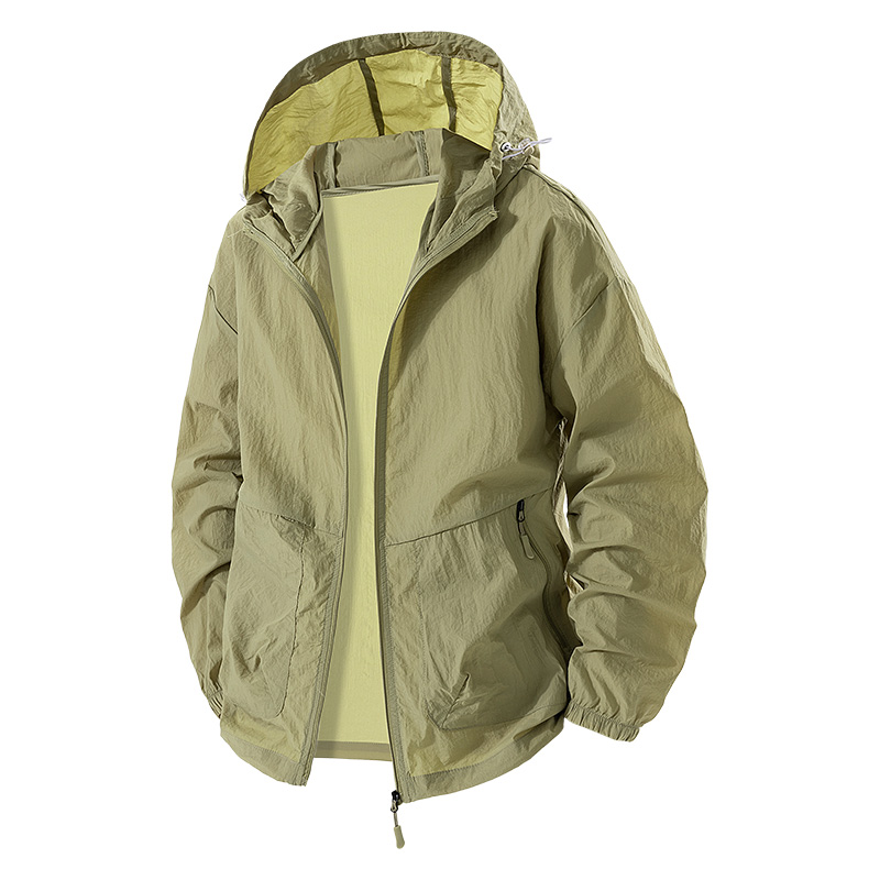 UPF 50+ Jaket Hiking Musim Pan - Outdoor Sport Waterproof Jacket ulasan dan harga