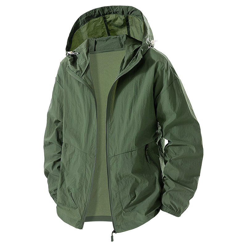 UPF 50+ Jaket Hiking Musim Pan - Outdoor Sport Waterproof Jacket ulasan dan harga